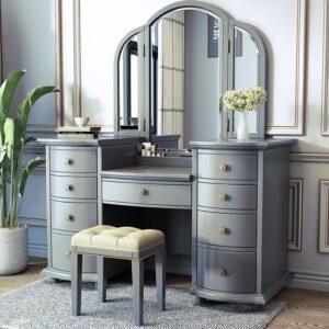 Grey Color Dressing Table